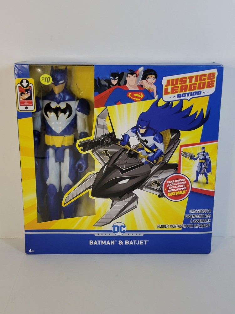JUSTICE LEAGUE ACTION BATMAN & BATJET ACTION FIGURE 12″ Exclusive Batman 2017