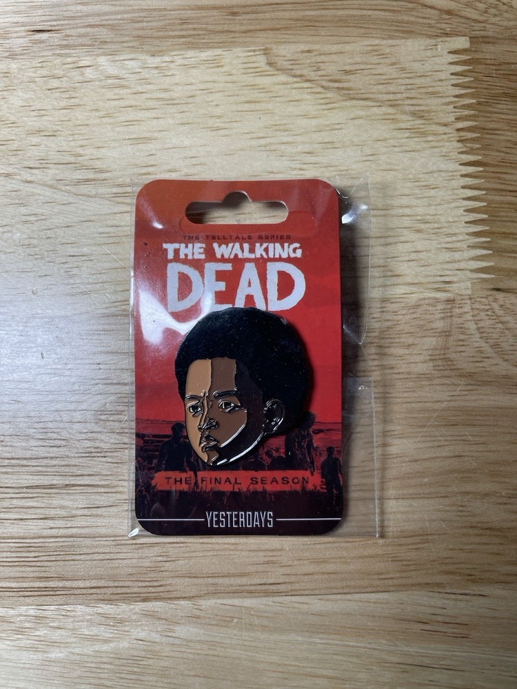 The Walking Dead AJ Pin 1 1/2 Inches Skybound Games Final Season Brand New