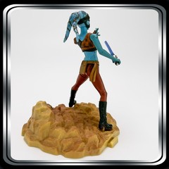 Star Wars Action Figure: Aayla Secura, Geonosis (Saga Series #11, 2003, Loose)