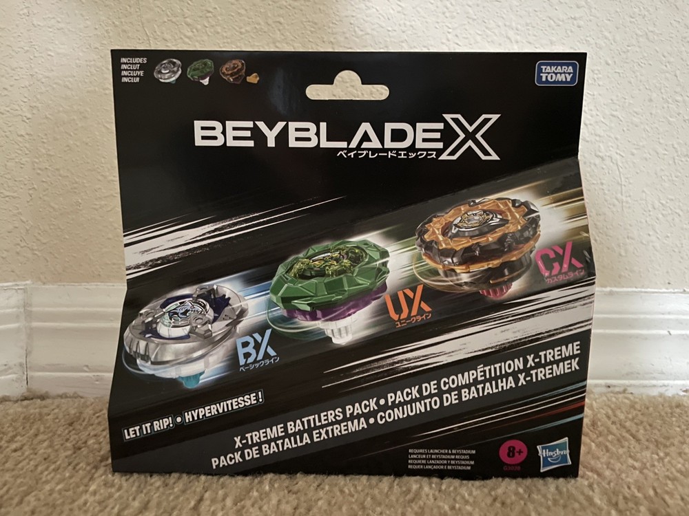 Beyblade X Xtreme Battlers Pack Gill Shark Rock Golem Might Emperor BX CX UX