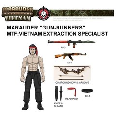 Marauder Task Force 1:18 Extraction Specialist Vietnam KS A-TEAM Exclusive