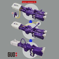 3D DIY Gun Form Component Upgrade Kit For DCS Nemesis Bridge Shockwave Accessory