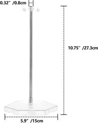 Large Heavy Duty Action Figure Stand for 1/6 1/9 1/12 Scale Figures,Action Figur