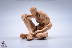 Wind Toys 1/12 Super Flexible Figure Pale Skin 6″ Male Joint Soldier Body & Head