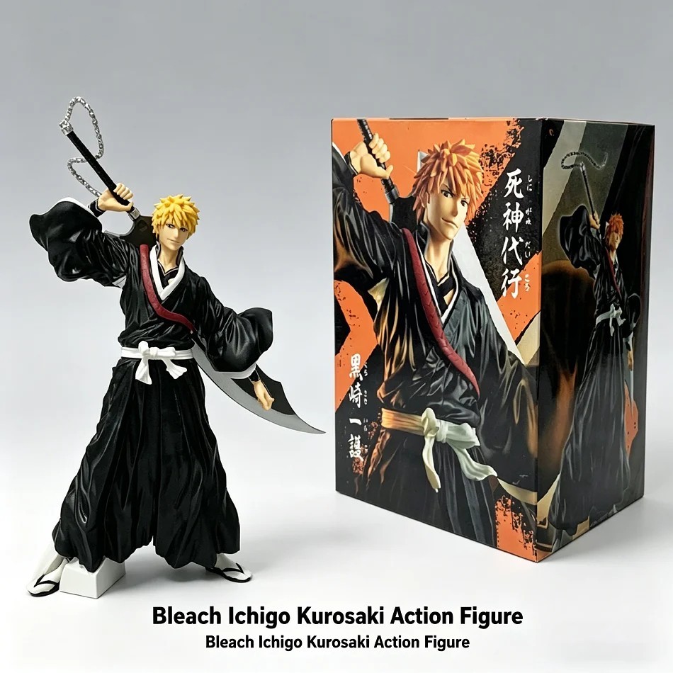 21cm Bleach Anime Figure Kurosaki Ichigo PVC Model Collection Toy Gifts