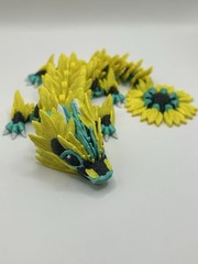 Cinderwing3d Baby Sunflower Dragon Fully Articulated