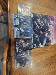 NECA Resident Evil 10th Anniversary Figures Huge Lot GameCube Poster Make Offer