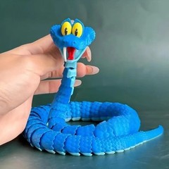New Gary Snake: Disney Zootopia 2 Articulated Simulation Toy Snake, 3d Printed S