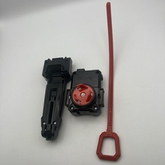 Black Launcher Grip And Red Winder Launcher For Beyblade X BX-11 Takara Tomy