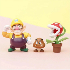 NEW 18 Pcs/Set Super Mario Bros Toy Figures Luigi Toad Yoshi Cake Toppers Party