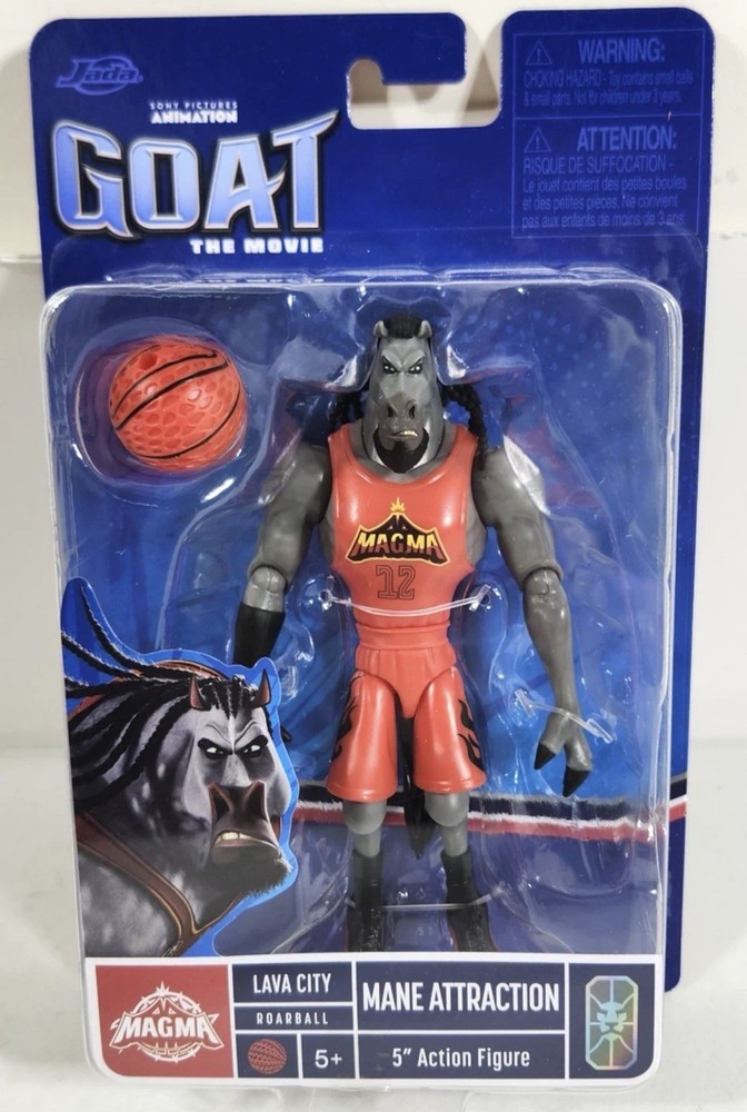 2026 Goat The Movie Mane Attraction 5″ Figure with Roarball Jada Toy NEW