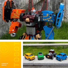Tobot X Y Z D V K T Combiner Robot GIGA 7 Figure Integration Boy Toy Car Vehicle