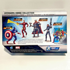 Marvel The Avengers Exclusive 4-Pack Set Captain America Thor Iron Man Black Wid