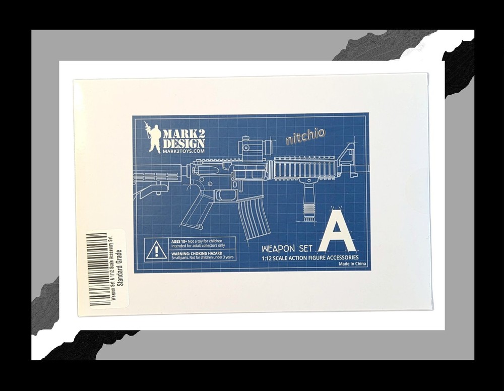 Mark 2 Design – WEAPON SET A 1/12 Scale Gun Accessories