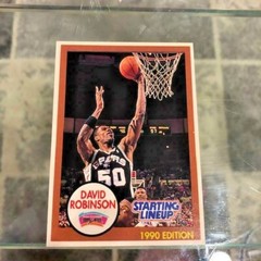 UNDERVALUED 1990 NBA Basketball Starting Lineups SLU CARDS David Robinson Malone