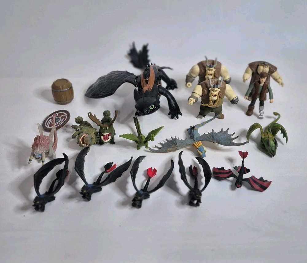 How To Train Your Dragon Figure Lot Mixed Incomplete