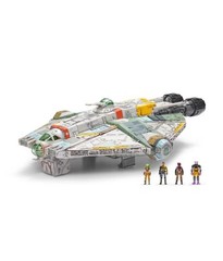 Star Wars Micro Galaxy Squadron – 15” Ghost with 4 Mini Figures Lights & Sounds