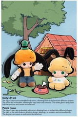 POP MART Dimoo World x Disney Series Blind Box Vinyl Plush Keychain Toys Dolls