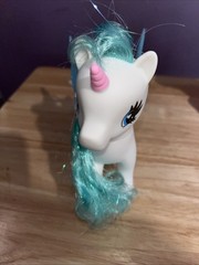 Set Of 2 Member’s Mark Pink & White Pony Unicorn Figure Removable Wings UNBOXED
