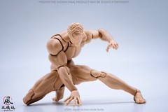 Wind Toys 1/1 Male Pale Flexible Joint Body 16cm Articulated 12″ Action Figure