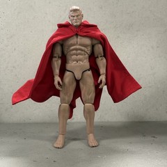 SU-C-XGB: 1/12 wired red hooded cape for Marvel Legends Age of Apocalypse Gambit