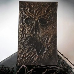 New Necronomicon ResinDark Magic Book Demon Evil Dead Summon Book Horror Prop