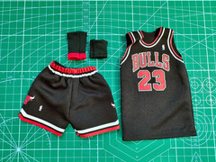 Custom 1/6 scale BLACK Jersey #23 for Phicen Enterbay Figure Doll ACCESSORY