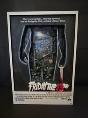 McFarlane Toys 2006 Friday the 13th 3-D Movie Poster Wall Art