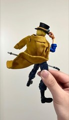 KC-SABO-LTC-YL: 1/12 Yellow Wired Long Coat for Bandai One Piece SHF Sabo Figure