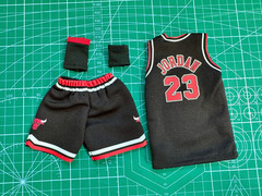 Custom 1/6 scale BLACK Jersey #23 for Phicen Enterbay Figure Doll ACCESSORY