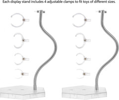 Large Heavy Duty Action Figure Stand for 1/6 1/9 1/12 Scale Figures,Action Figur