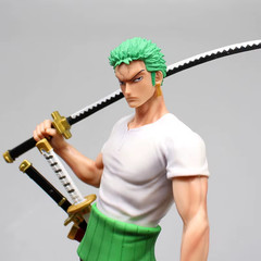 One Piece Zoro Figure – 25cm/9.84″ PVC Statue Collectible Model Toy Gift