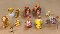 Lot of 12 Various Lion King Figures No Duplicates