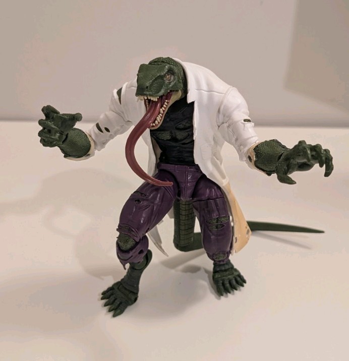 Marvel Legends Lizard BAF Figure Very Good Condition