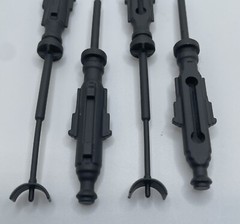 Vintage Star Wars Kenner X Wing Cannons Gun REPRO Replacement Part 1978 4x Set