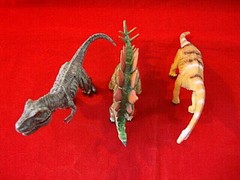 Jurassic World Toys -Jurassic Park Dinosaurs Action Figures-Set of 3 ABS Plastic