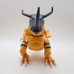 DIGIMON (Vintage 1999) METALGREYMON Greymon 6″ Digivolving [100% COMPLETE]
