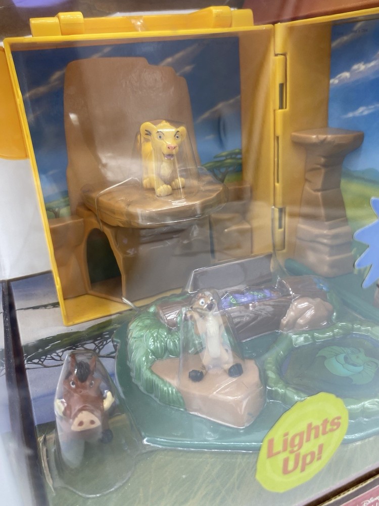 Vintage Lion King Safari Playset 1994 Disney Store Exclusive Battery Light Up