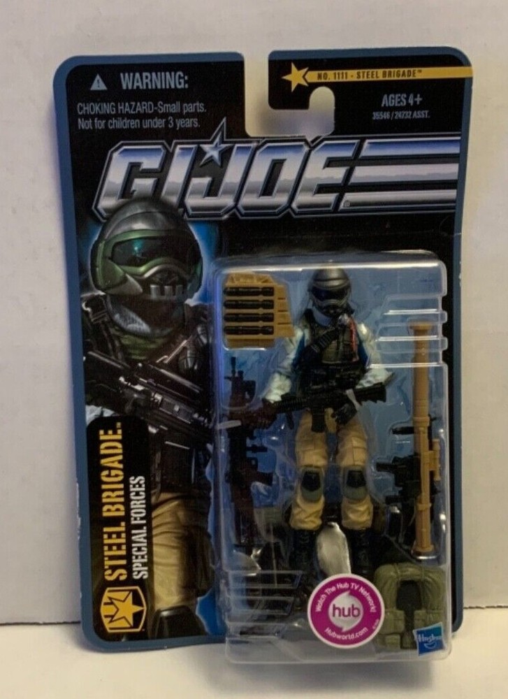 GI Joe Pursuit of Cobra STEEL BRIGADE Special Forces 1111 Figure NEW Hasbro 2010