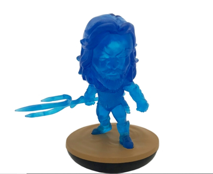 2019 San Diego Comic Con Exclusive Transparent Blue Aqua Man 3.5″ Figure