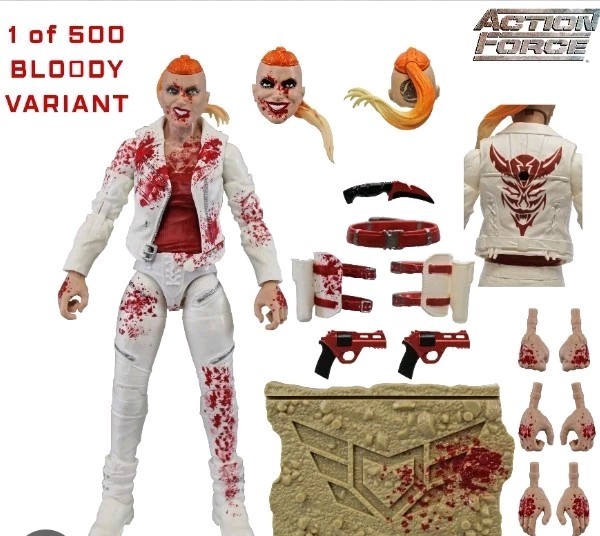 Valaverse Action Force Bloody Pandora figure complete Variant Mail Away NIB