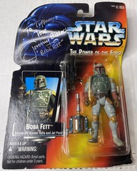 1995 Kenner STAR WARS Boba Fett 🔥 SIGNED BY Jeremy Bulloch 🔥