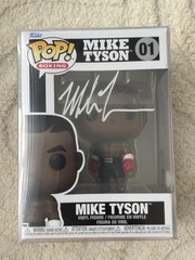 Signed Mike Tyson Funko Pop Boxing JSA Witnessed COA w/ protective case