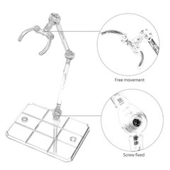 10 × Adjustable Action Figure Display Holder Base Doll Model Support Stand USA