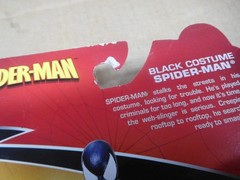 2009 Hasbro Spider-Man Black Costume Action Figure Rides Web Glider NEW NIB