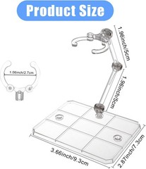 1/4/8X Adjustable Action Figure Display Holder Base Doll Model Support Stand