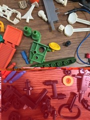 Vintage 1970’s Mego Micronauts & miscellaneous parts lot