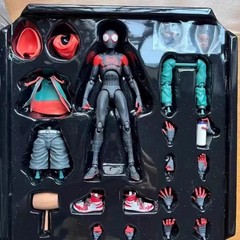 Spider-Man Action Figure Miles Morales In to The Spider Verse Toy Gift With Box.