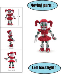 FNAF Action Figures Sister Location , More than 5 Inches [Funtime