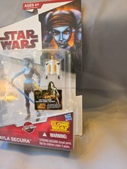 Star Wars The Clone Wars Aayla Secura Figure, 3.75″ CW40 Hasbro